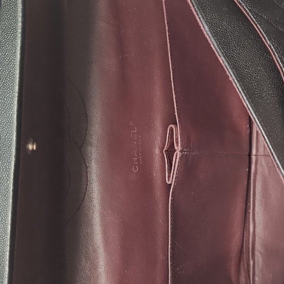 Chanel Caviar Maxi Double Flap Antique Silver HW - Picture 13 of 16